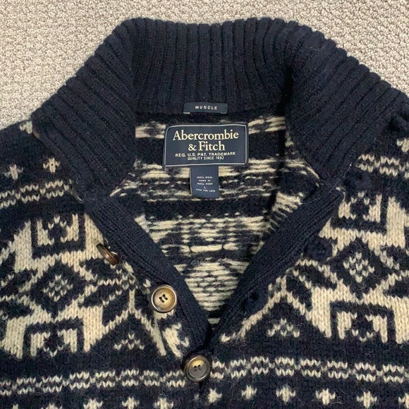 Abercrombie & Fitch Sweaters Abercrombie Fitch Mens Fair Isle Wool